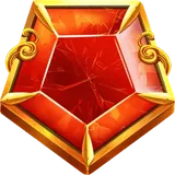 Red gem symbol